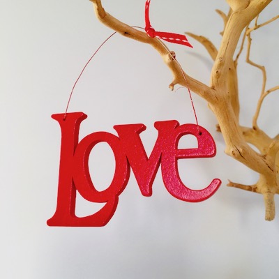 Love ~ Red Hanging Decoration