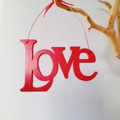 Love ~ Red Hanging Decoration
