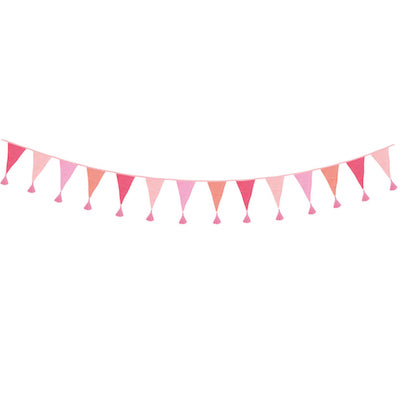 Pink Party Cotton Bunting   