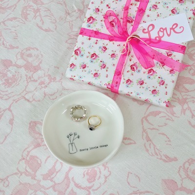 Porcelain Pretty Things Trinket Dish