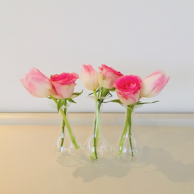 Glass Bud Vase ~ Set Of Three