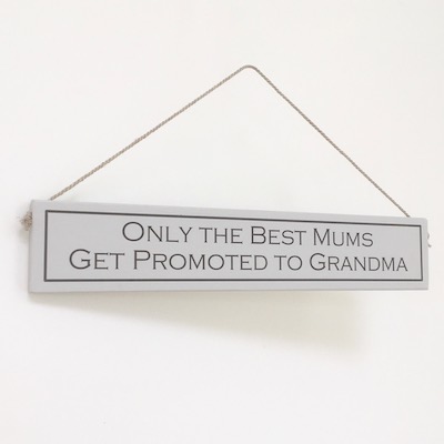 'Best Mum / Grandma' Hand Painted Sign