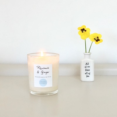 Rhubarb and Ginger Votive Candle