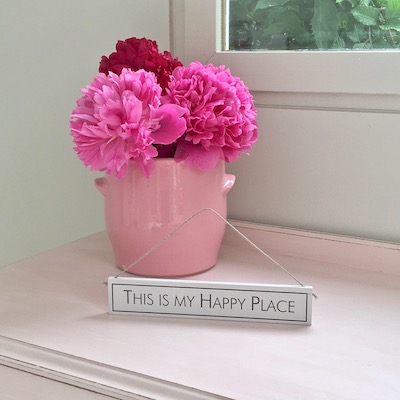 This is my Happy Place' Hand Painted Wooden Sign   