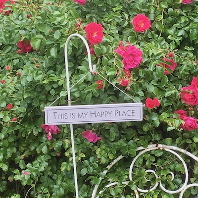 This is my Happy Place' Hand Painted Wooden Sign   