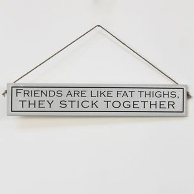 Best Friend Hand Painted Wooden Sign