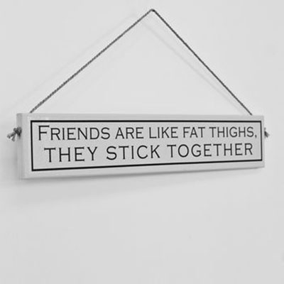 Best Friend Hand Painted Wooden Sign