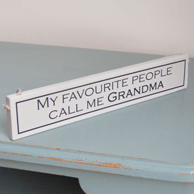 Best Grandma Hand Painted Wooden Sign  