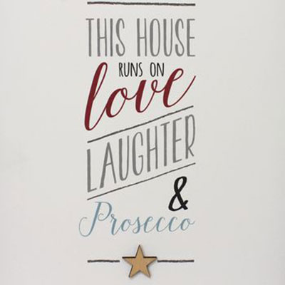 Love, Laughter & Prosecco Framed Picture