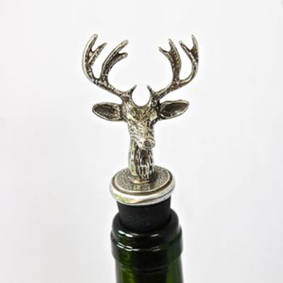 Pewter Stag Bottle Stopper