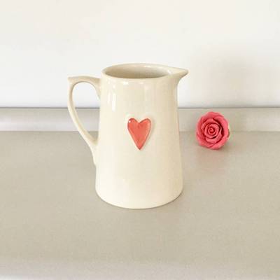 Hand Painted Love Heart Jug