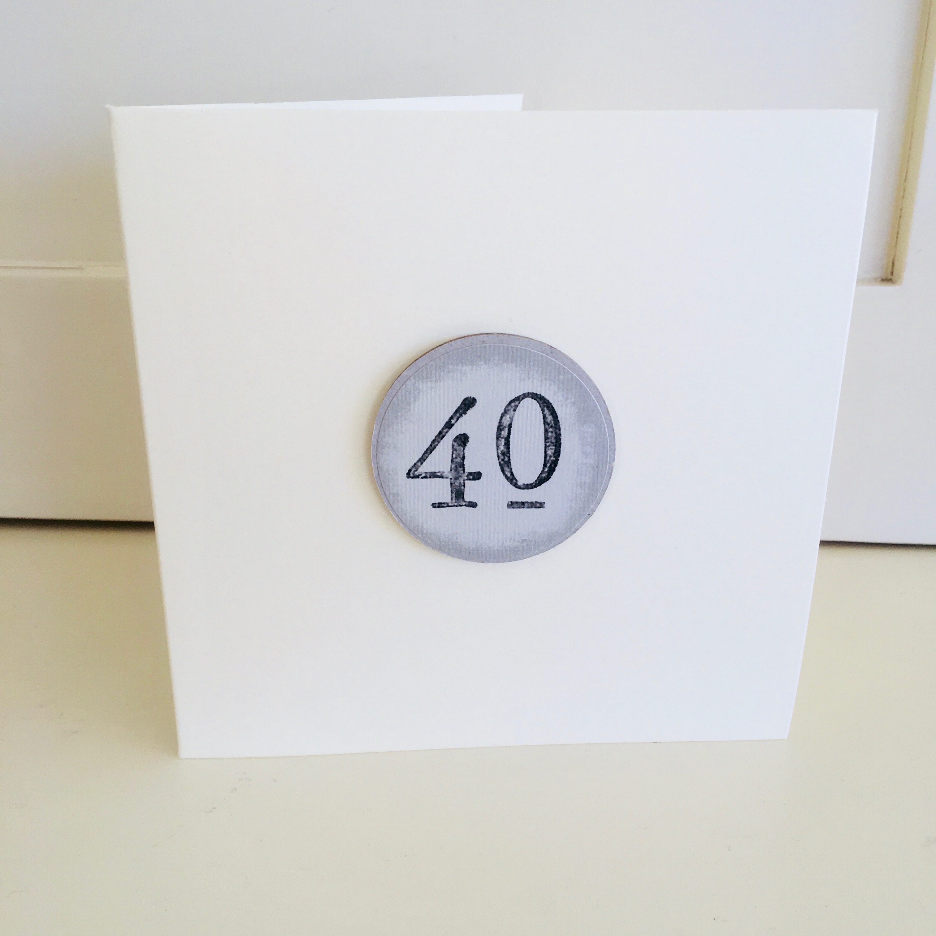 Happy 40th Birthday Cufflinks