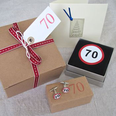 70th Birthday Men's Filled Gift Box 