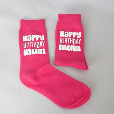 Happy Birthday Mum Socks        