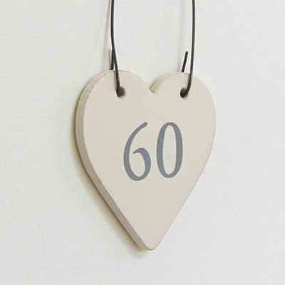 60th Handmade Birthday Card