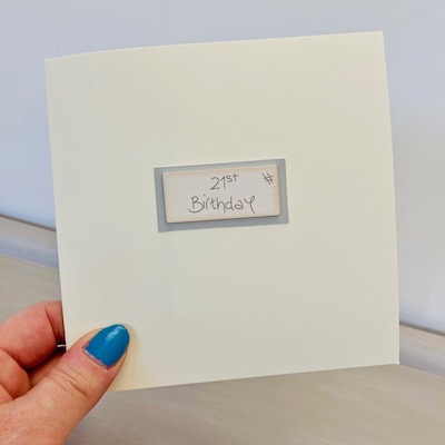 21st Birthday Card