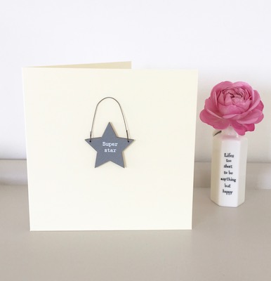 Super star Handmade Card