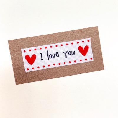 I love you Handmade Card