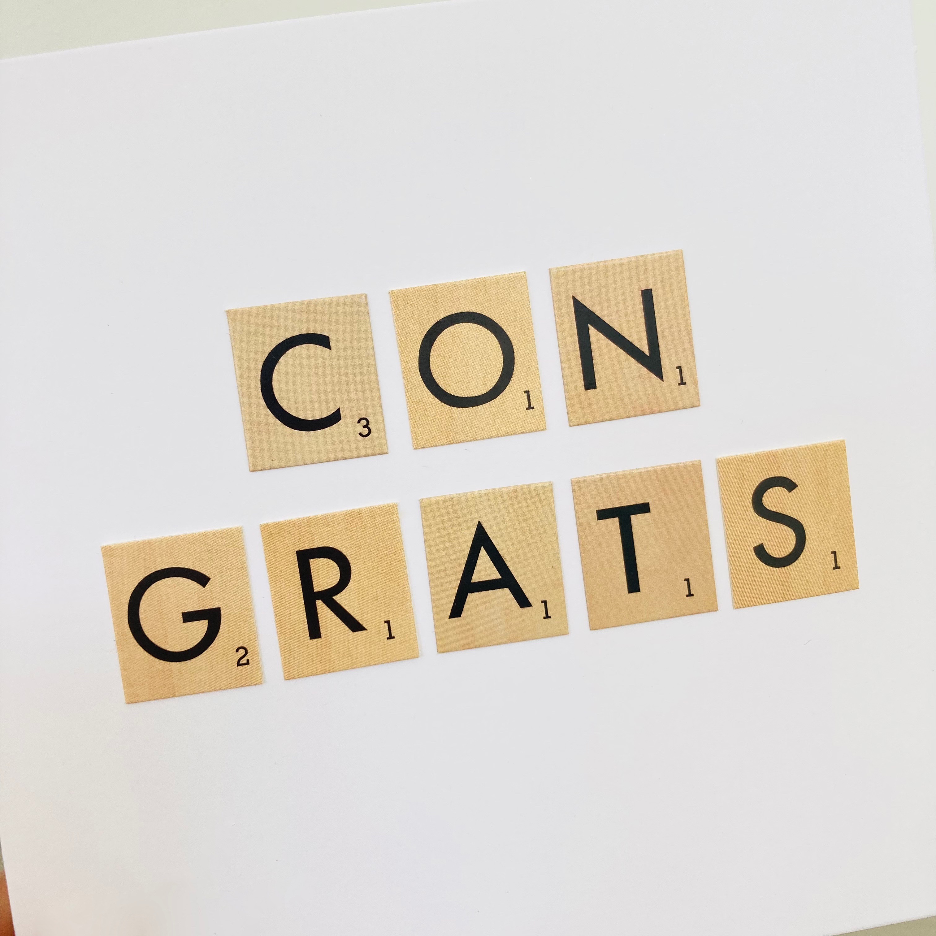 Congrats! Handmade card