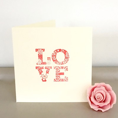Silver plated Compact Mirror ~ Love you