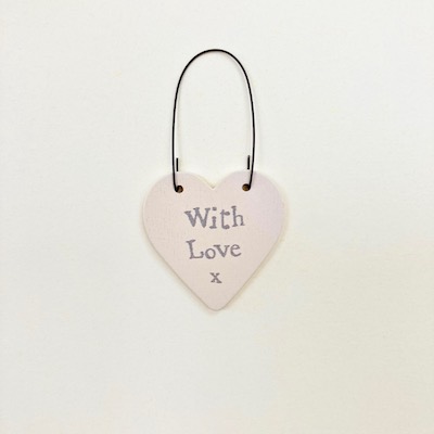 With Love Handmade Heart Card