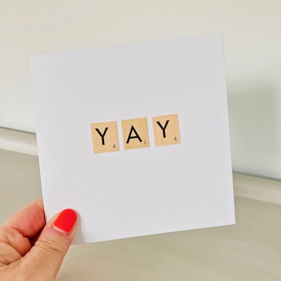 Yay! Handmade Congratulations Card