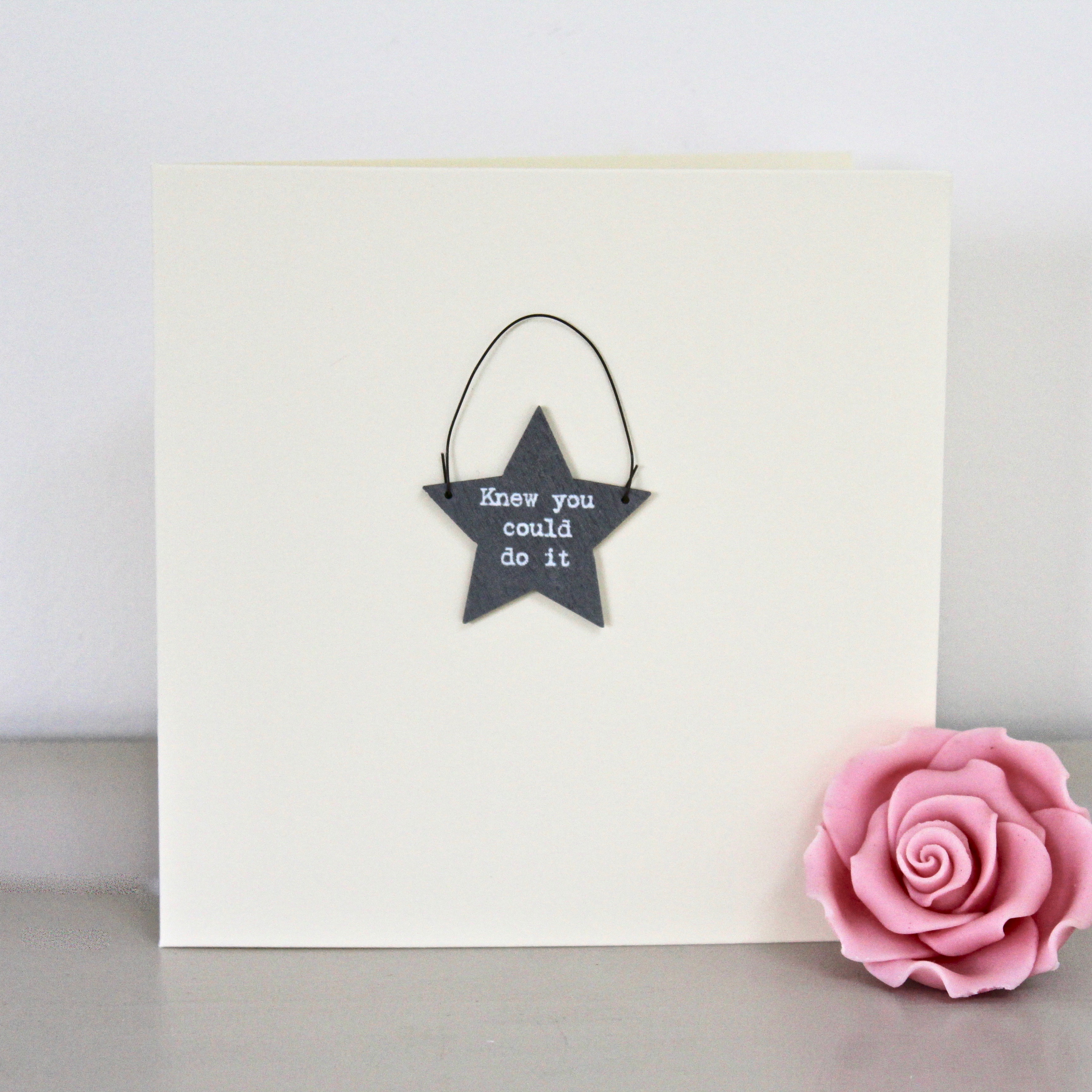 Knew You Could Do It Handmade Card      
