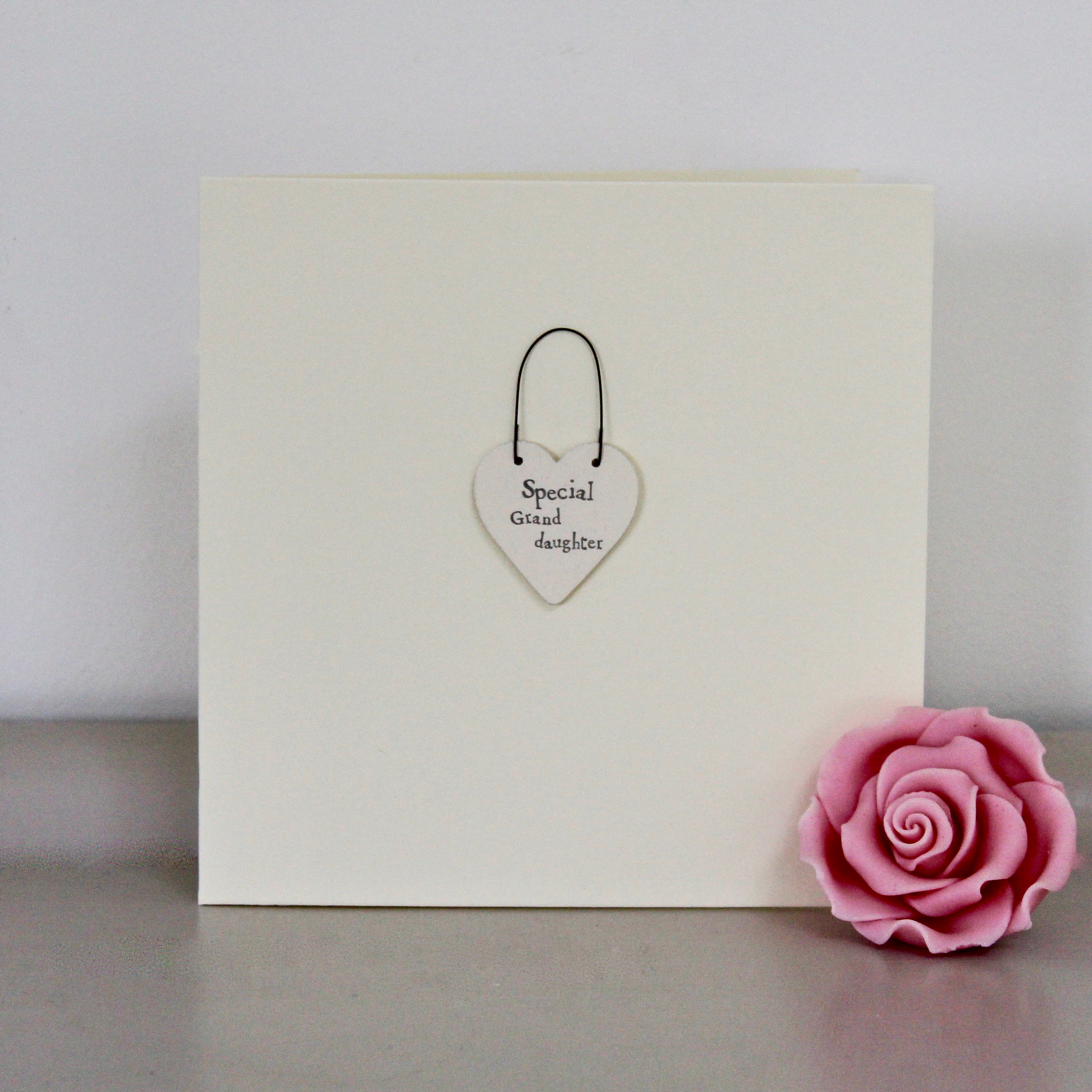 Special Grand Daughter Handmade Card  