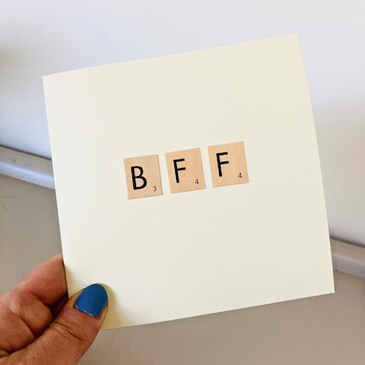 BFF handmade card