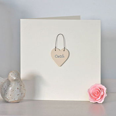 Cwtch Handmade Card  