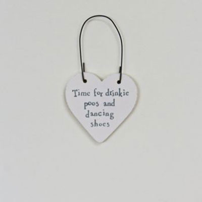 Drinkie Poos & Dancing Shoes Handmade Card     