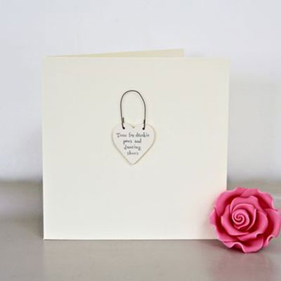 Drinkie Poos & Dancing Shoes Handmade Card     