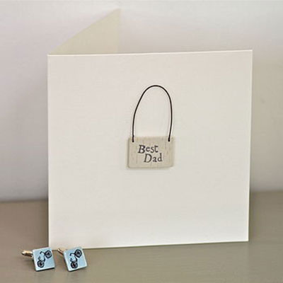 Best Dad Handmade Card  