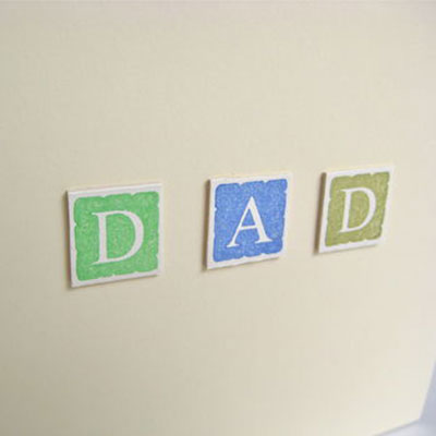Handmade Personalised Dad Card     