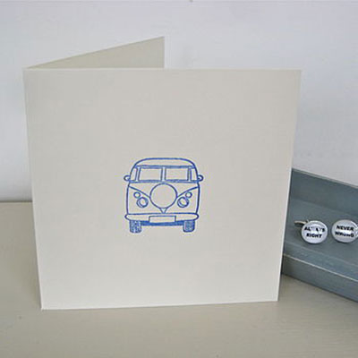 Handmade Campervan Card  