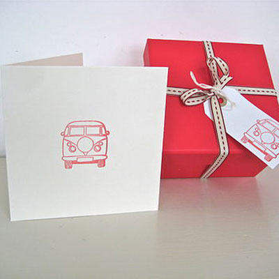 Handmade Campervan Card  