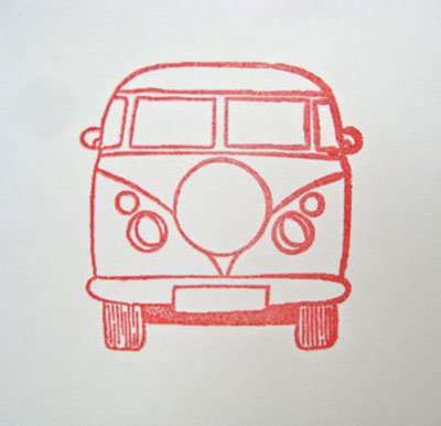 Handmade Campervan Card  