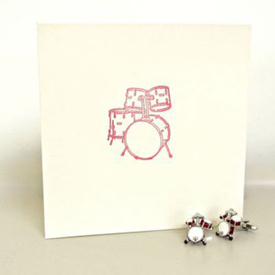 Handmade Drum Card   