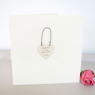 Happiness is Time with a Friend Card  