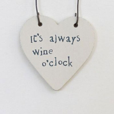 It's Wine o'clock Handmade Card 