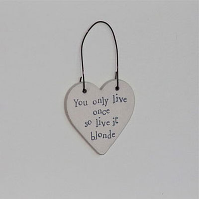 Live Blonde! Handmade Card   