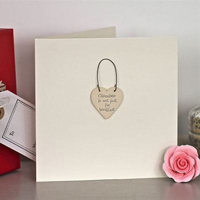 Love Chocolate Handmade Card 