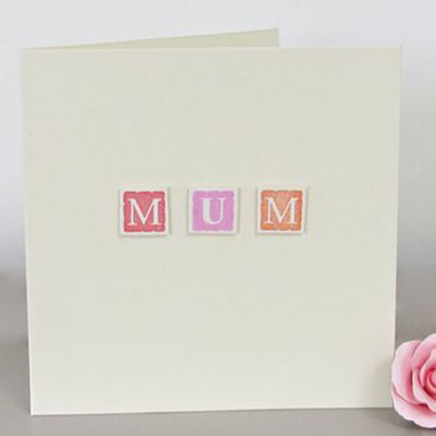 Handmade Personalised Mum Card      