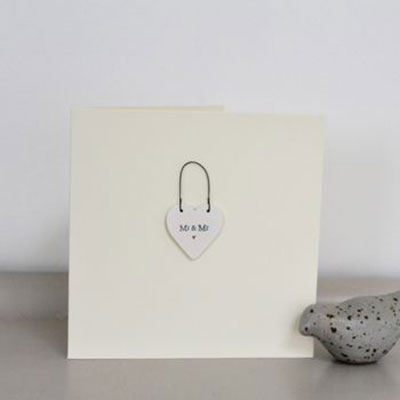 Mr & Mr Handmade Wedding Card    