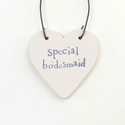 Special Bridesmaid Handmade Card  