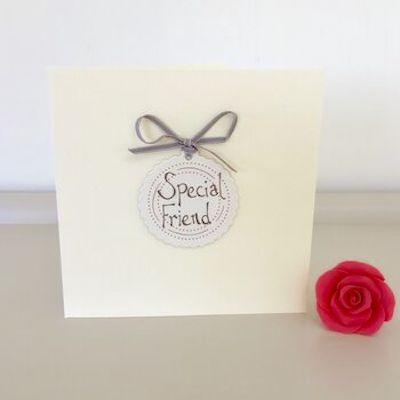 'Special Friend' with Bow Card