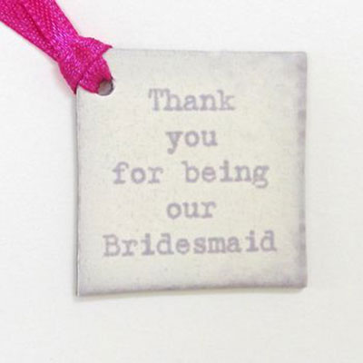 Bridesmaid Handmade Card  