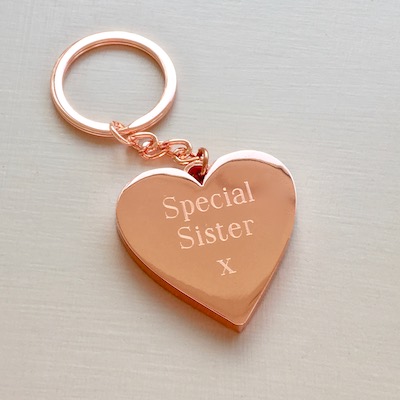 Rose gold 'Special Sister' Keyring