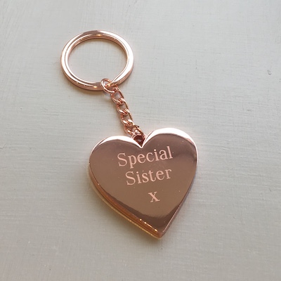 Rose gold 'Special Sister' Keyring