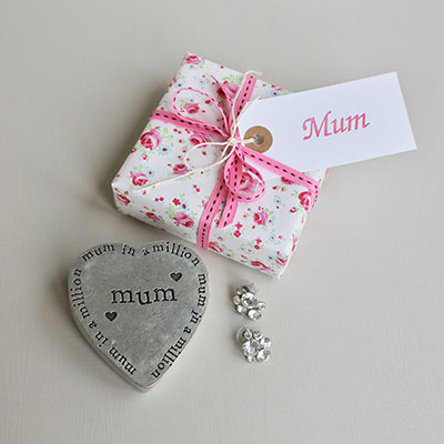 Best Mum Pewter Trinket Box ~ gift wrapped 